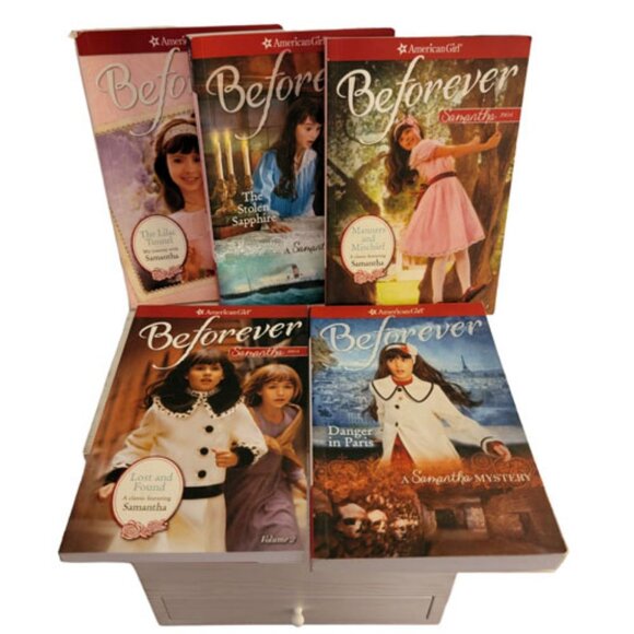 American Girl Samantha Book Lot 7 Beforever Classic Mysteries CYOA Short Stories - Picture 2 of 8